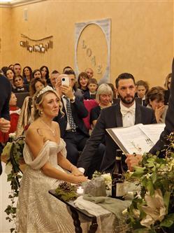 Due sposi emozionati