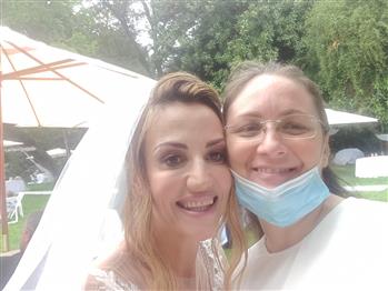 Susanna Lecchi con una sposa