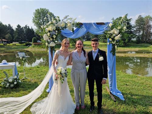 Tenuta Santa Croce Corbetta (MI) I Mazzegaro cerimonia simbolica matrimonio susanna lecchi AmaRena